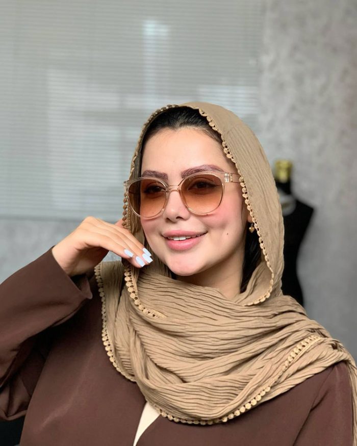عینک آفتابی زنانه عسلی (کد5895) - Image 1