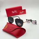 عینک افتابی ریبن عینک مربعی رین عینک ریبن فلزی مردانه