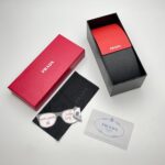 هاردباکس پرادا مشکی کیف عینک پرادا جعبه عینک پرادا اورجینال