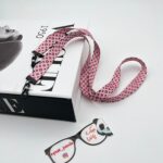 بند عینک بند عینک پارچه ای صورتی