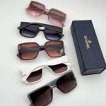 عینک آفتابی زنانه شنل مربعی دسته حصیری