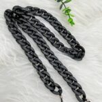 بندعینک کارتیر مشکی پلاستیکی درشت