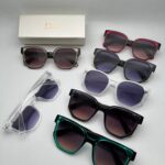 عینک آفتابی زنانه دیور گرد رنگی