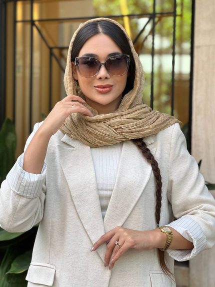 عینک آفتابی زنانه طوسی کائوچو