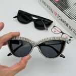 عینک آفتابی زنانه فول نگین(کد1616)