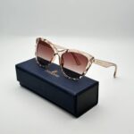 عینک آفتابی زنانه عسلی (