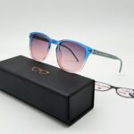 عینک آفتابی زنانه طوسی صورتی(کد38166)