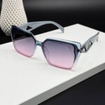 عینک آفتابی زنانه طوسی صورتی