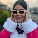 عینک آفتابی جدید زنانه کرم(کد 8015)