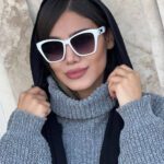 عینک آفتابی جدید زنانهسفید(کد 8012)