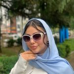 عینک آفتابی زنانه سفید شاین دار