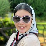 عینک آفتابی زنانه سفید(کد3008)