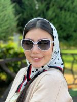 عینک آفتابی زنانه سفید(کد3008)