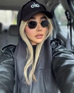 عینک افتابی ریبن فلزی چندضلعی(کد3556)