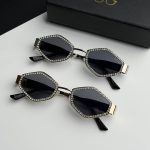 عینک آفتابی سلین لوزی نگین دار(کد2481)