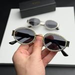 عینک آفتابی سلین بیضی نگین دار(کد2480)